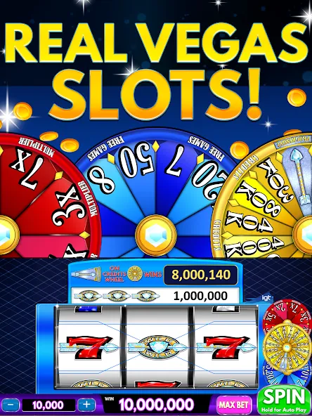 Spin Vegas Slots: Slot Games (Спин Вегас слоты)  [МОД Unlimited Money] Screenshot 4