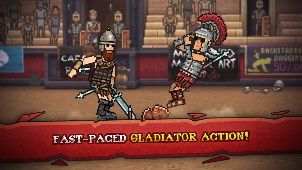 Gladihoppers - Gladiator Fight (Гладихопперс)  [МОД Menu] Screenshot 1