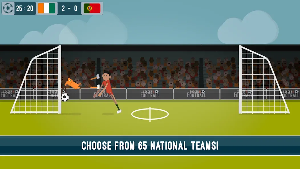 Soccer Is Football (оккер Из Футбол)  [МОД Много монет] Screenshot 3