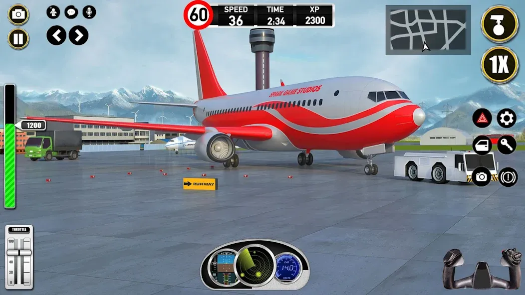 Plane Pilot Flight Simulator (Плейн Пилот Флайт Симулятор)  [МОД Menu] Screenshot 5