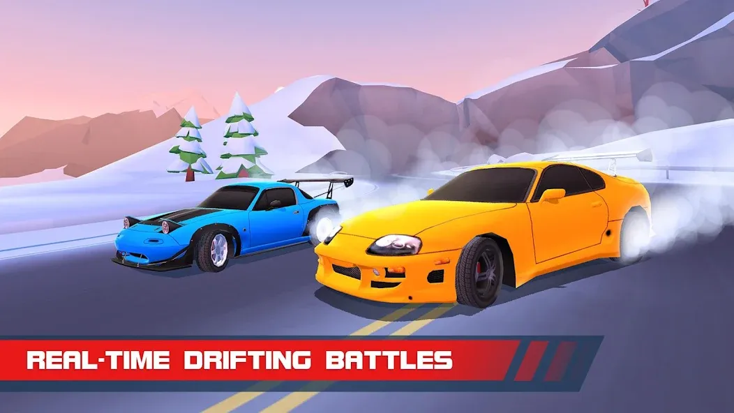 Drift Clash Online Racing (Дрифт Клаш)  [МОД Все открыто] Screenshot 2