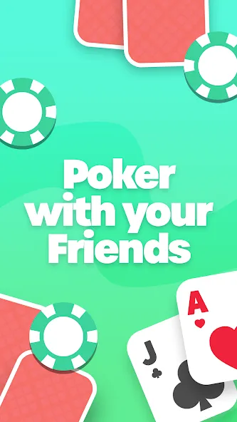 Poker with Friends - EasyPoker (ИзиПокер)  [МОД Unlimited Money] Screenshot 1