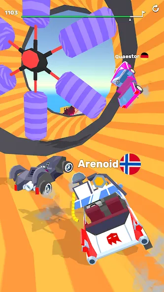 Ramp Racing 3D — Extreme Race  [МОД Unlimited Money] Screenshot 3