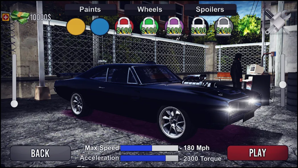 Charger Drift Simulator (Чарджер Дрифт Симулятор)  [МОД Много денег] Screenshot 2