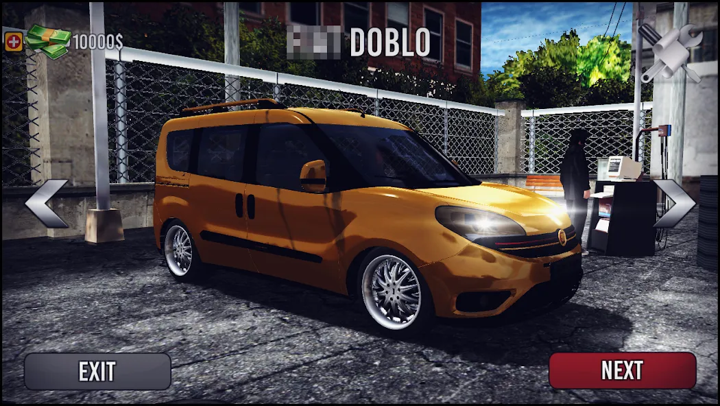 Doblo Drift Simulator (Добло Дрифт Симулятор)  [МОД Меню] Screenshot 1