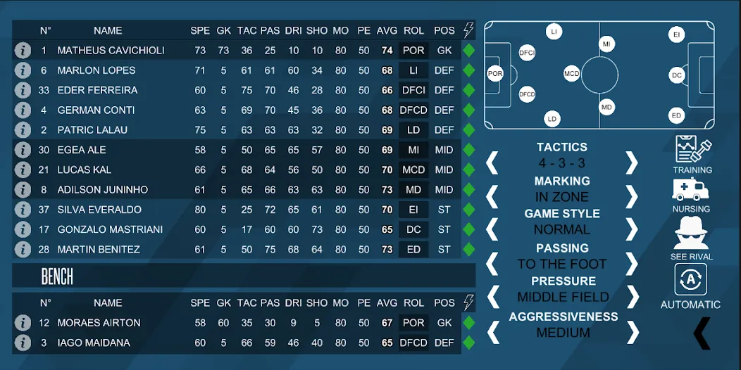 Mobile Football Manager (Мобильный футбольный менеджер)  [МОД Бесконечные деньги] Screenshot 2