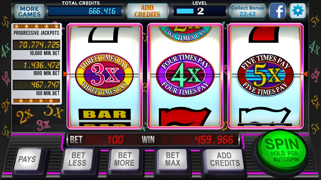 777 Slots Casino Classic Slots (Слоты Казино Классические Слоты)  [МОД Menu] Screenshot 3