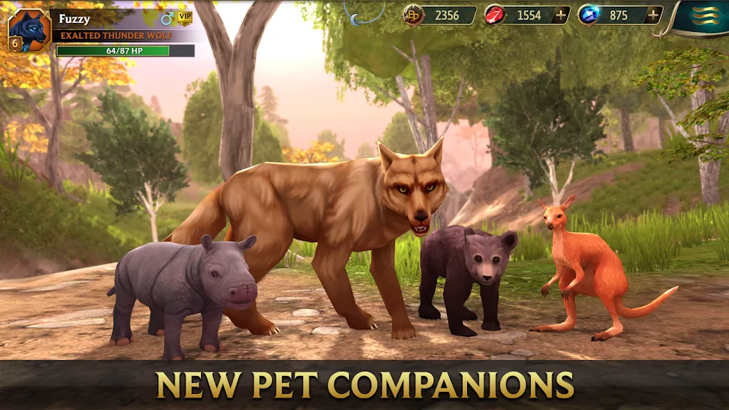 Wolf Tales - Wild Animal Sim (Вулф Тейлс)  [МОД Menu] Screenshot 2