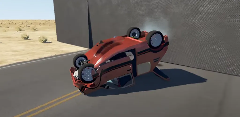 Realistic Car Crash Simulator  [МОД Unlimited Money] Screenshot 1