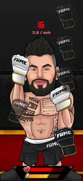 FAME MMA APP (ФЕЙМ ММА АПП)  [МОД Бесконечные деньги] Screenshot 3