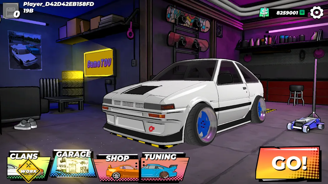 Drift King: Online (Дрифт Кинг)  [МОД Menu] Screenshot 2