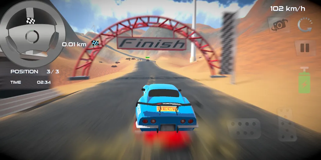 Rally Car : Extreme Fury Race (Ралли Кар)  [МОД Бесконечные деньги] Screenshot 4