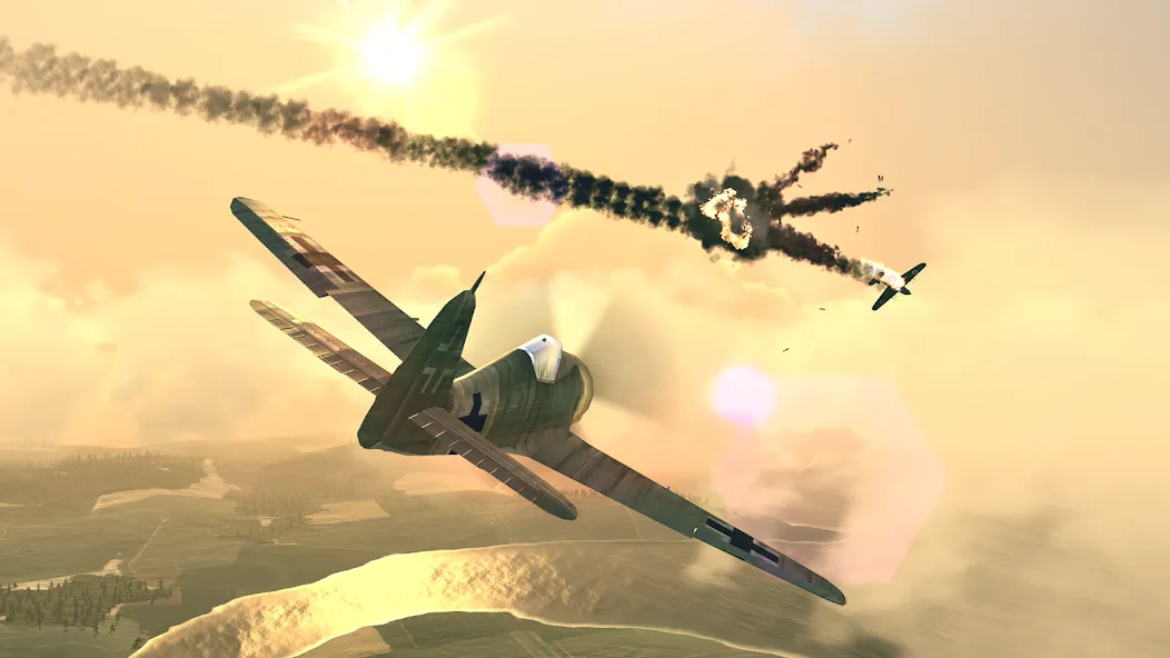 Warplanes: WW2 Dogfight (Варплейнс)  [МОД Все открыто] Screenshot 2