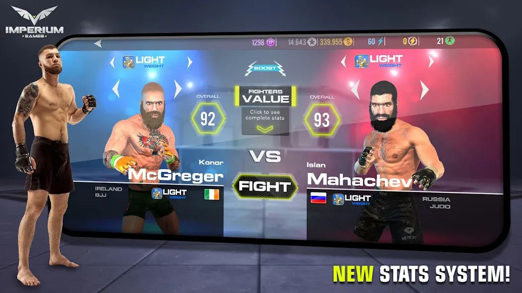 MMA - Fighting Clash 23 (смешанные боевые искусства)  [МОД Unlimited Money] Screenshot 5