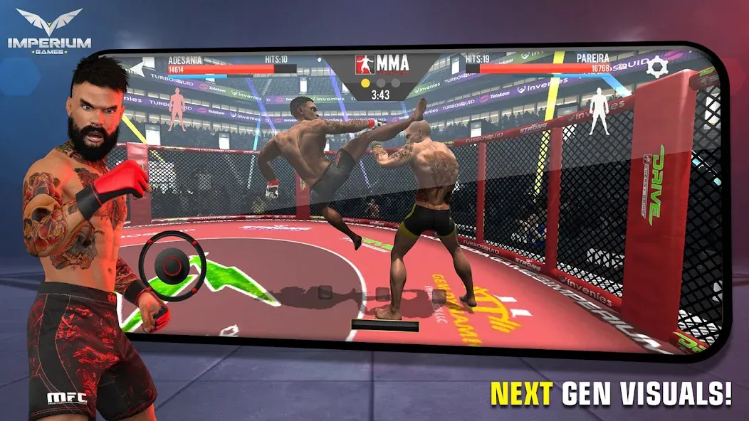 MMA Fighting Clash (ММА Файтинг Клэш)  [МОД Mega Pack] Screenshot 1