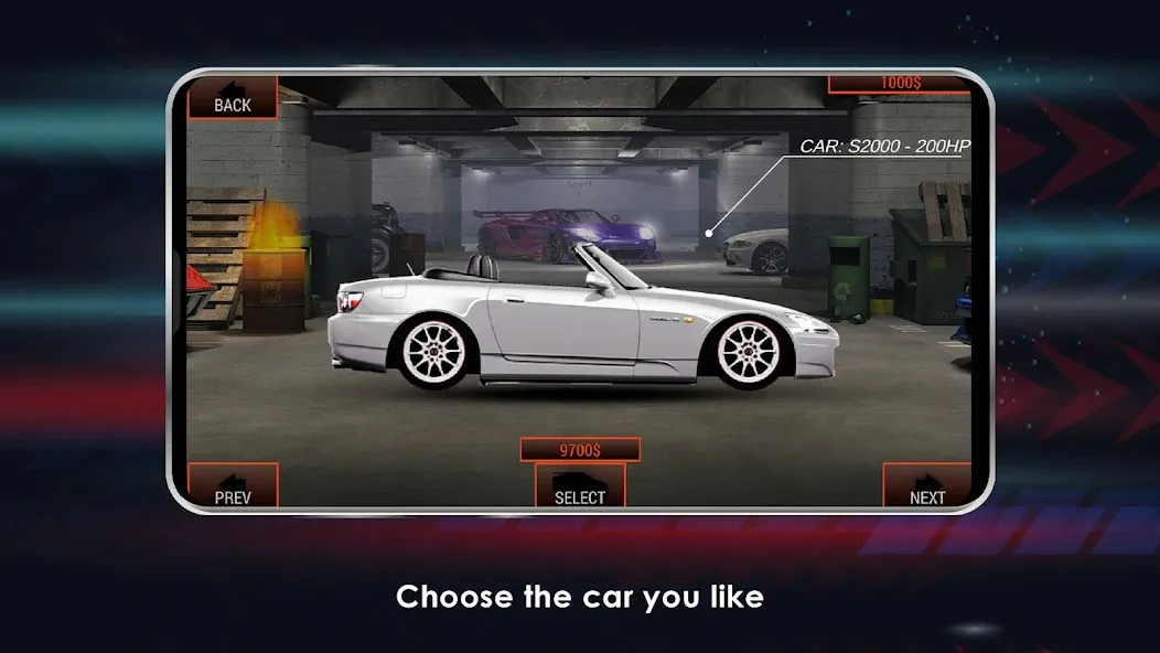 Japan Drag Racing (Драгрейсинг в Японии)  [МОД Unlocked] Screenshot 1