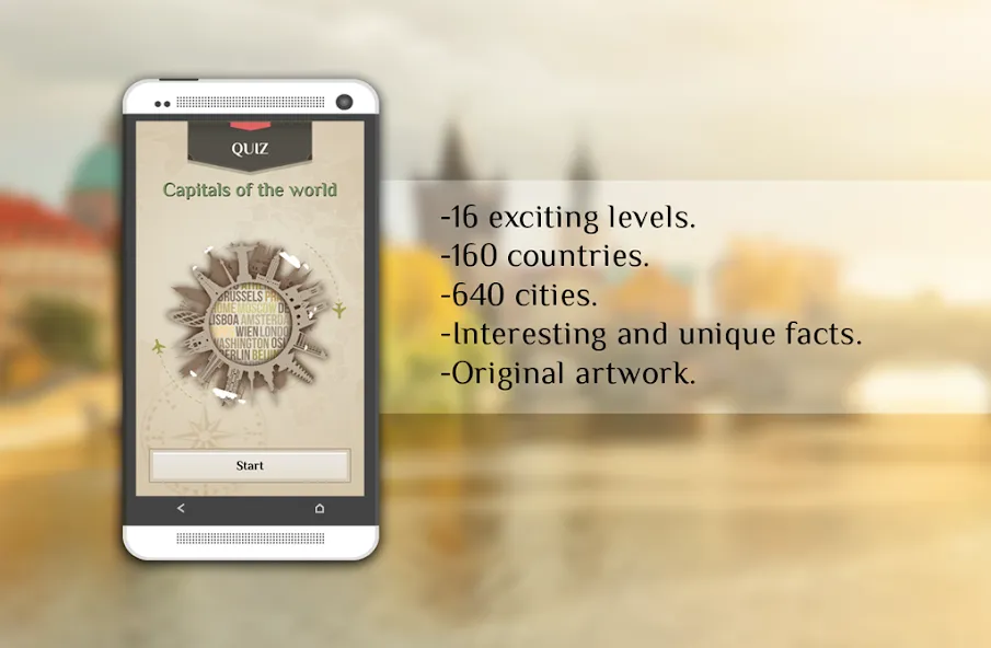 Quiz-Capitals of the world  [МОД Mega Pack] Screenshot 1