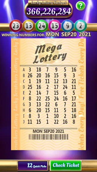 Scratch Off Lottery Casino (Скретч Офф Лотерейное Казино)  [МОД Menu] Screenshot 3