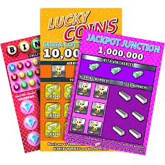 Взломанная Scratch Off Lottery Casino (Скретч Офф Лотерейное Казино)  [МОД Menu] - полная версия apk на Андроид