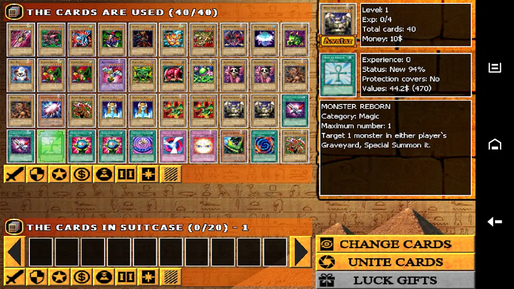 Magic Card - Yugi memories (Маджик Кард)  [МОД Много монет] Screenshot 2