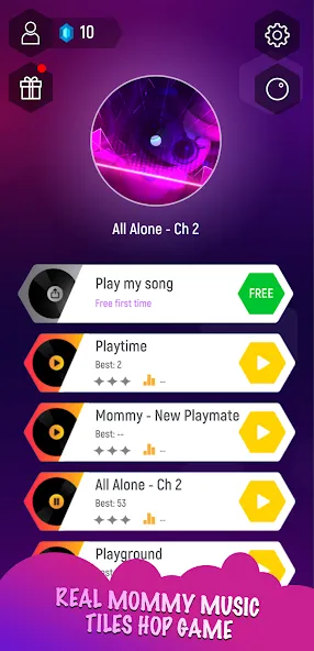 Mommy 3D Music Tiles Hop Game (Мамочка 3D Музыкальная Игра По Прогулкам Плитки)  [МОД Меню] Screenshot 1