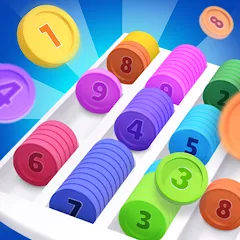 Скачать взлом Coin Sort (Коин сорт)  [МОД Unlimited Money] - стабильная версия apk на Андроид