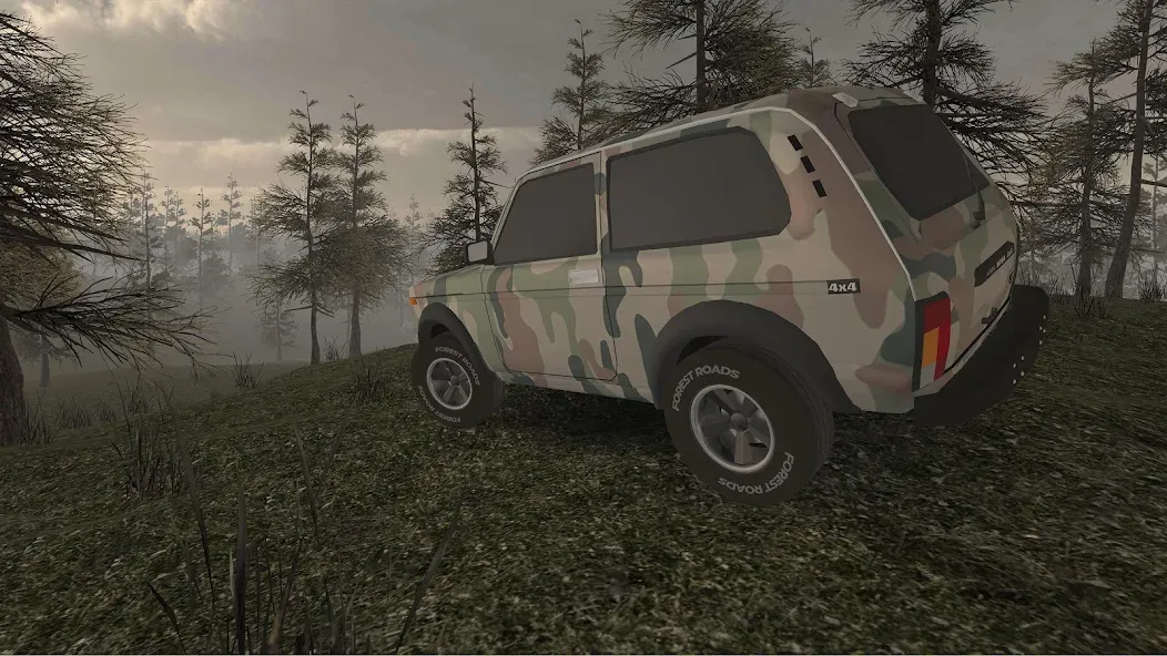 Forest Roads. Niva  [МОД Menu] Screenshot 5