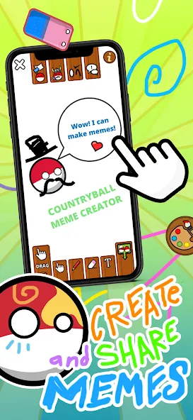 Countryball Potato Mayhem (Кантрибол Потето Мейхем)  [МОД Mega Pack] Screenshot 4