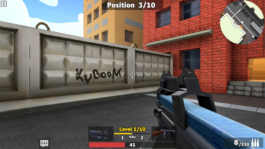 KUBOOM 3D: FPS Shooting Games  [МОД Бесконечные монеты] Screenshot 1