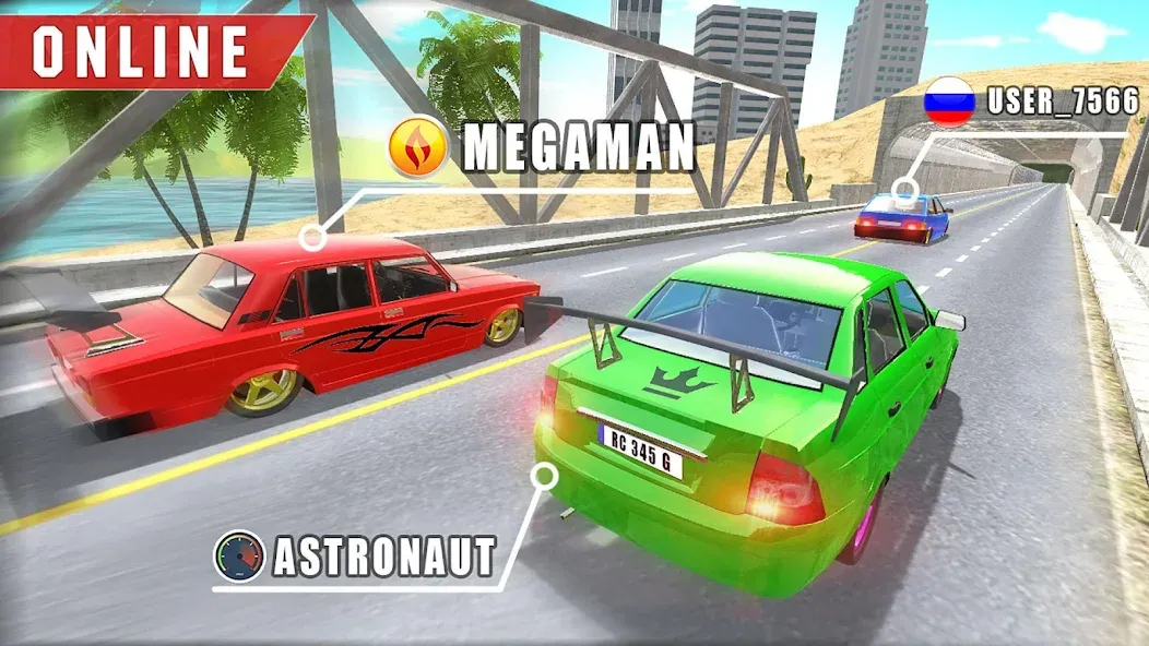 Real Cars Online Racing  [МОД Бесконечные деньги] Screenshot 3