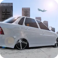 Взлом Russian Cars: Priorik  [МОД Mega Pack] - стабильная версия apk на Андроид