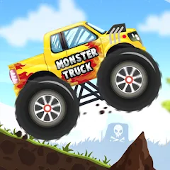 Скачать взломанную Kids Monster Truck Racing Game  [МОД Меню] - полная версия apk на Андроид