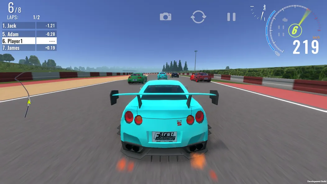 First Racer (Фрст Рейсер)  [МОД Бесконечные монеты] Screenshot 1