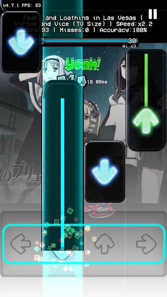 OsuAnime Bling Bang Bang Born (Уии Фанкин Етелед ФНФ Мод)  [МОД Бесконечные деньги] Screenshot 5