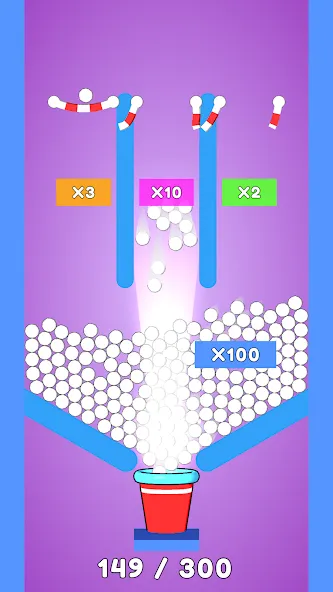 Balls and Ropes: Cut 'n Bounce (Боллс энд Роупс)  [МОД Бесконечные деньги] Screenshot 1