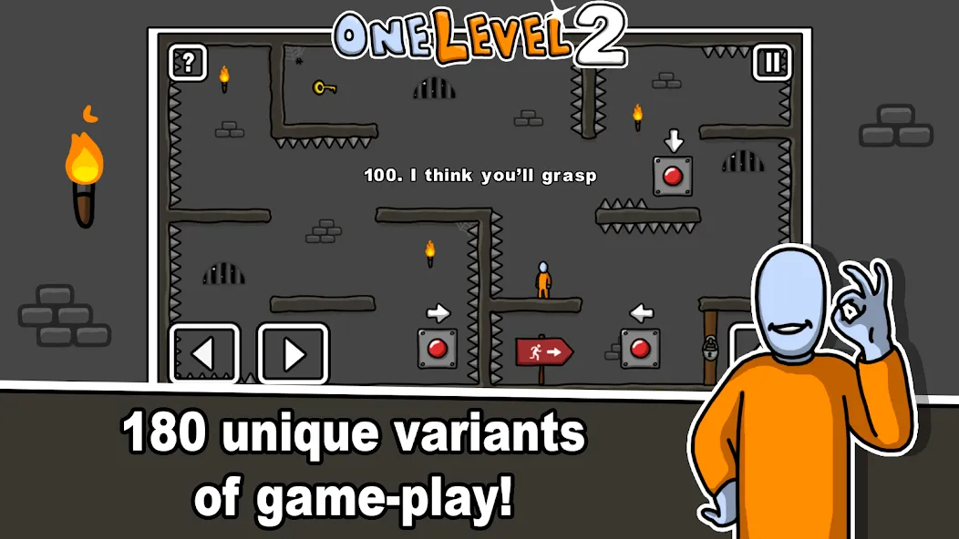 One Level 2 Stickman Jailbreak (Уан Левел 2)  [МОД Mega Pack] Screenshot 2