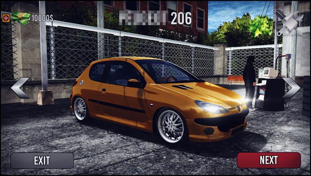 206 Drift Simulator (Дрифт Симулятор)  [МОД Mega Pack] Screenshot 1