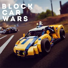 Скачать взломанную Block Car Wars Brick Car Crash (Блок Автомобильные Войны Кирпич Автомобильная Авария)  [МОД Mega Pack] - последняя версия apk на Андроид