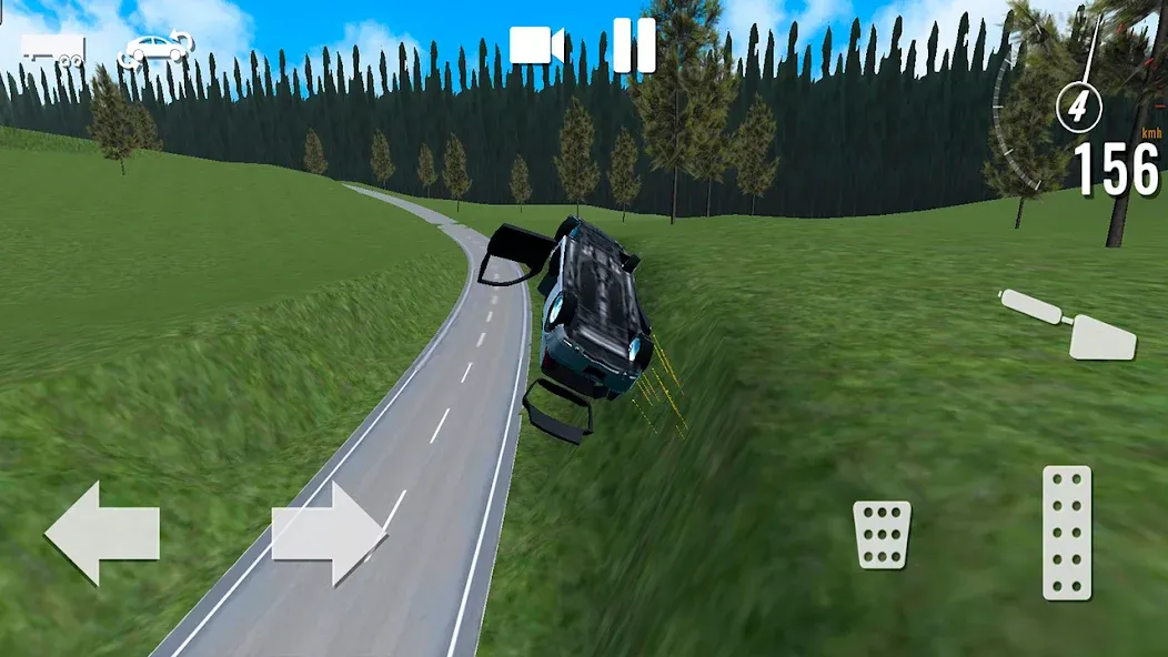 Car Crash Simulator: Accident (Кар Симулятор Столкновений)  [МОД Много денег] Screenshot 2