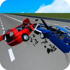 Скачать взломанную Car Crash Simulator: Accident (Кар Симулятор Столкновений)  [МОД Много денег] - стабильная версия apk на Андроид