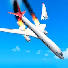 Скачать взлом Plane Crash: Flight Simulator (Плейн Краш)  [МОД Бесконечные монеты] - стабильная версия apk на Андроид