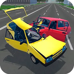 Взломанная Russian Car Crash Simulator (Рашн Кар Краш Симулятор)  [МОД Все открыто] - последняя версия apk на Андроид