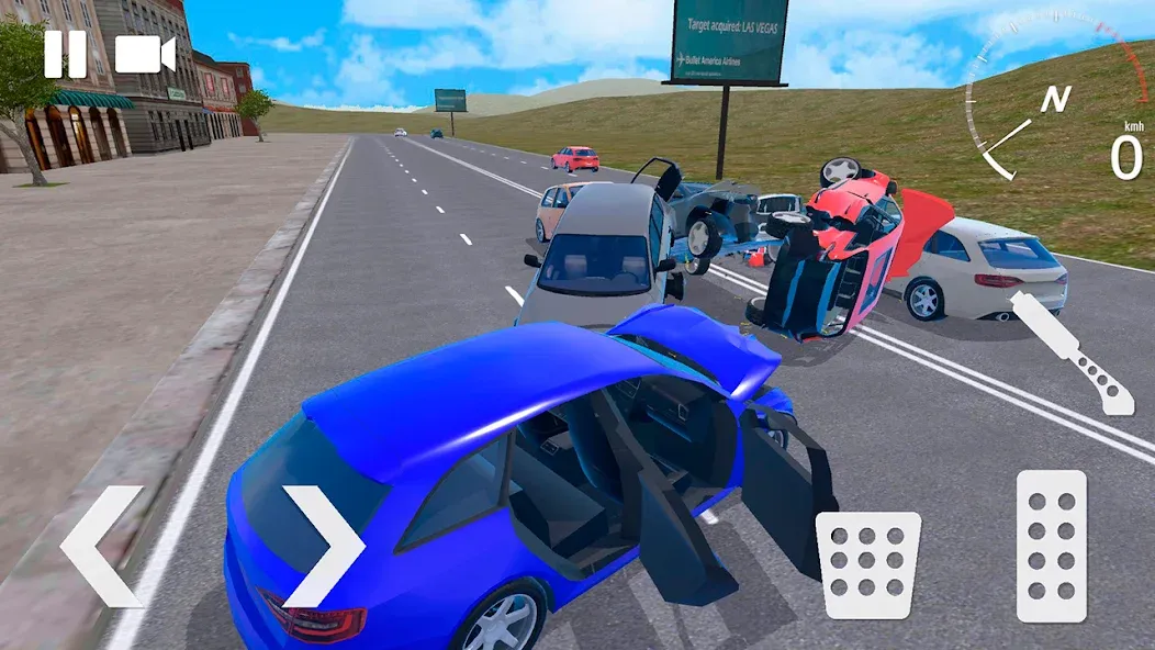 Traffic Crashes Car Crash (Трафик Краш Кар Краш)  [МОД Menu] Screenshot 2