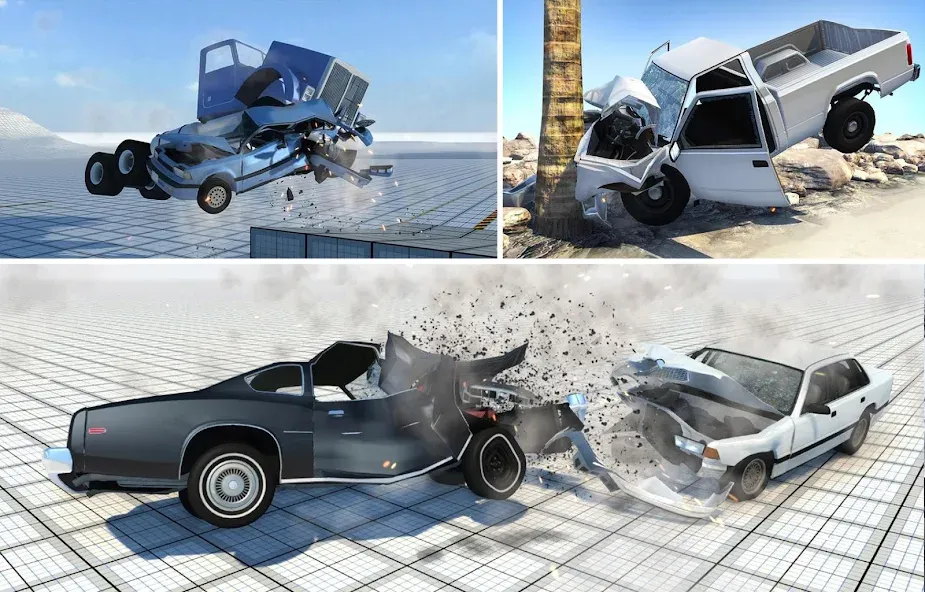 Car Crash Damage Engine Wreck (Кар Крэш Дамаг Энджин Врек)  [МОД Меню] Screenshot 3