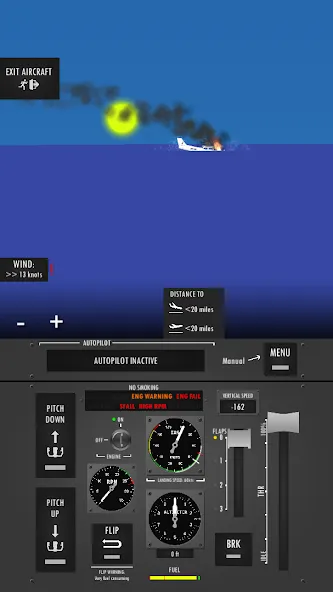 Flight Simulator 2d - sandbox  [МОД Unlocked] Screenshot 4