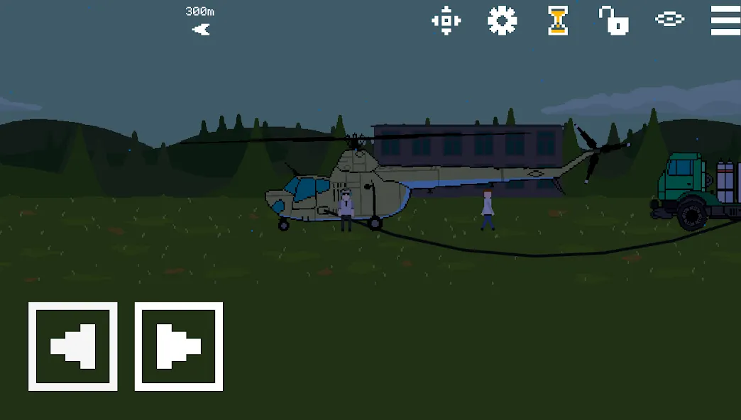 Pixel Helicopter Simulator (Пиксельный симулятор вертолета)  [МОД Много монет] Screenshot 5