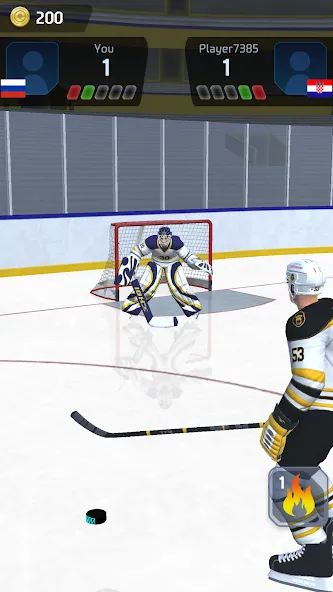 Hockey Game Stars 3D (Хоккей Гейм Старс 3D)  [МОД Много монет] Screenshot 1