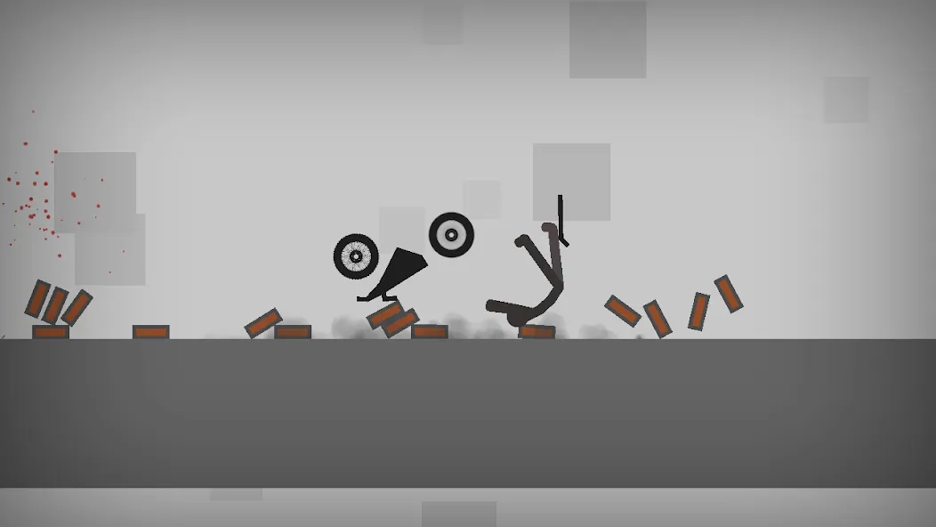 Stickman Dismounting (тикман Дисмаунтинг)  [МОД Бесконечные монеты] Screenshot 3