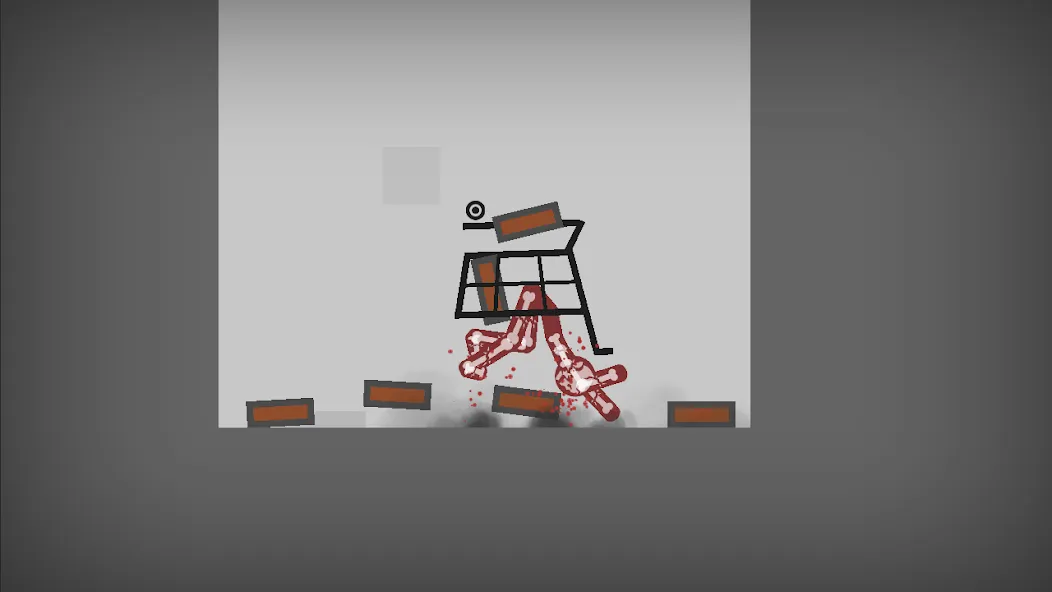 Stickman Dismounting (тикман Дисмаунтинг)  [МОД Бесконечные монеты] Screenshot 5