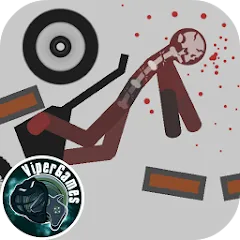 Скачать взломанную Stickman Dismounting (тикман Дисмаунтинг)  [МОД Бесконечные монеты] - стабильная версия apk на Андроид